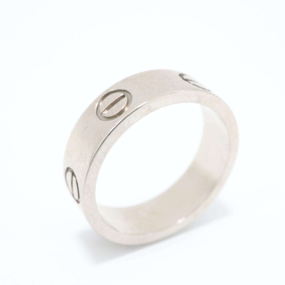 在庫限りセール カルティエ ラブリング 指輪 メンズ レディース K18wg 750 ホワイトゴールド Cartier Brandoff ブランドオフ 宝石 ブランド ジュエリー アクセサリー リング メール便全国送料無料 Greenandfresh Com Co