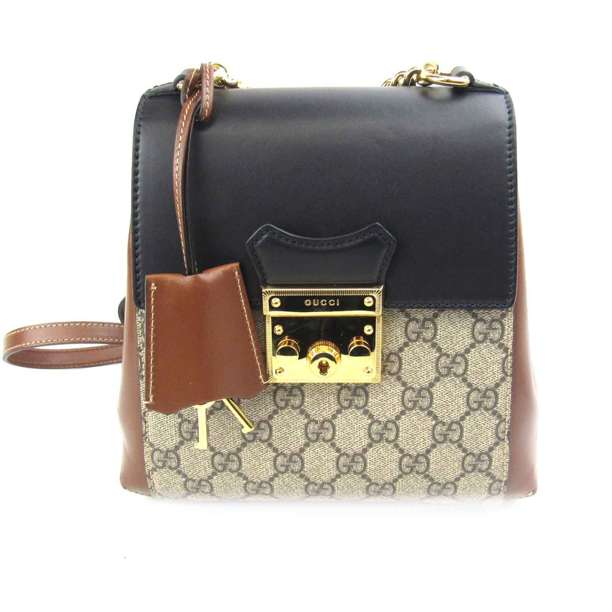 gucci supreme padlock backpack