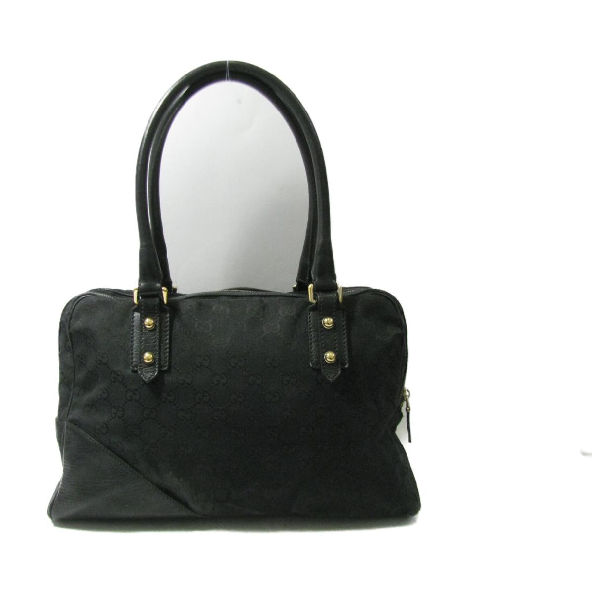 Gucci Boston Bag Lady Scan Bus Black 141503 Trip To Brandoff Brand Off Men Back Is Large Capacity