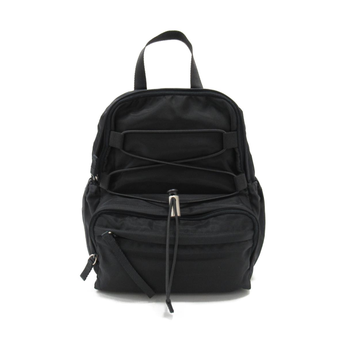 プラダ 中古 V418 リュックサック バックパック バッグ メンズ バッグレディース ナイロン ネロ ブラック バッグ V418 中古 Prada Brandoff ブランドオフ レディース ブランド ブランドバッグ バック リュック 学校 Brandoff Tokyo Prada リュックサック