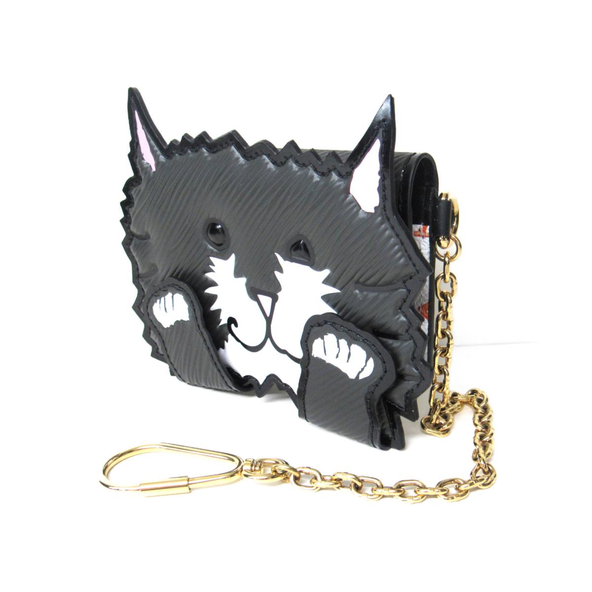 最大5 000円off ロレックス ルイヴィトン キャット カードホルダー カードケース 猫 バック 最大5 ネコレディース エピ グレー M638 中古 Louis Vuitton Brandoff ブランドオフ ヴィトン ビトン ルイ ヴィトン ブランド ブランド雑貨 定期入れ パスケース