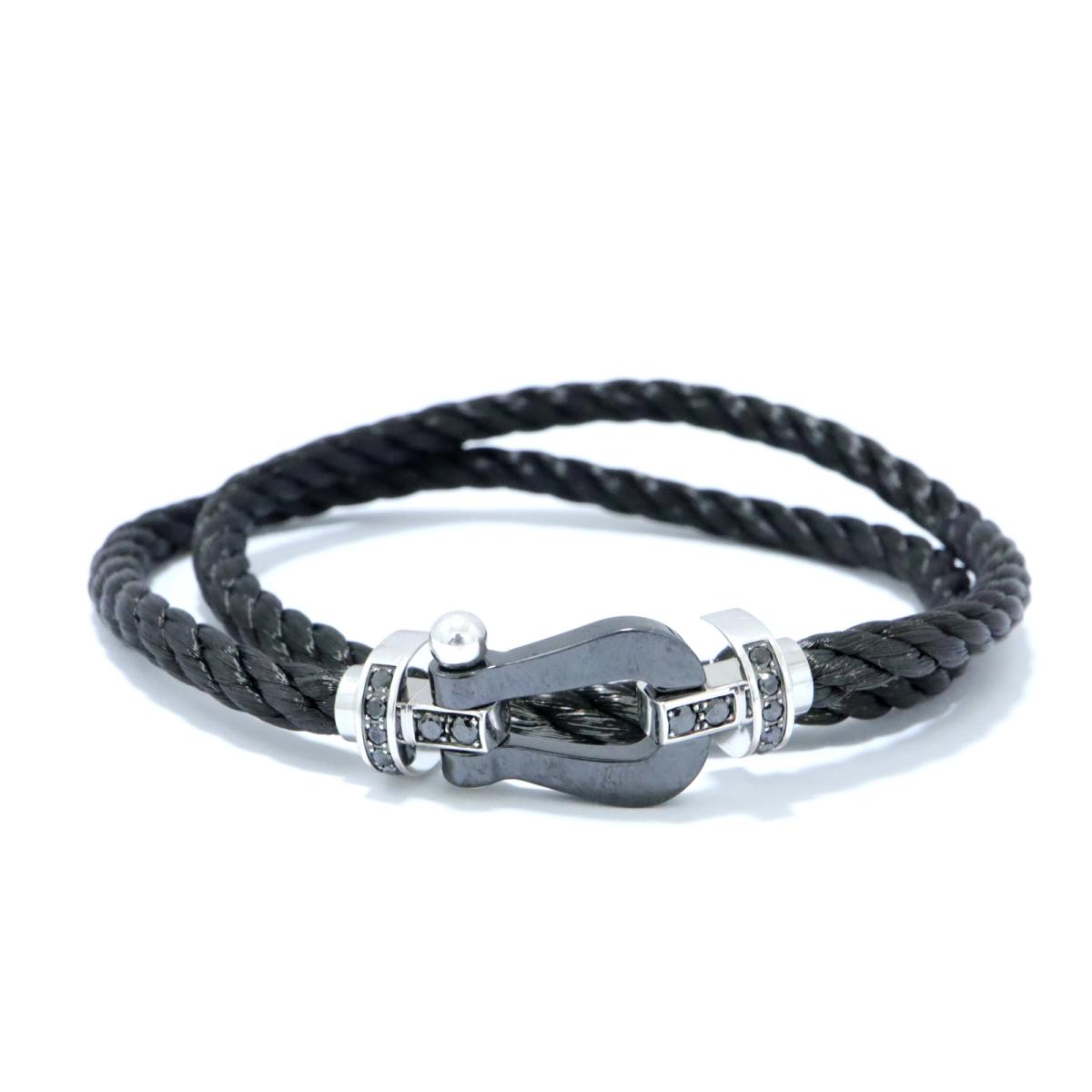 Brandoff Tokyo Fred Force 10 Black Diamond Bracelet Brand Jewelry Fred Force 10 Black Diamond Bracelet