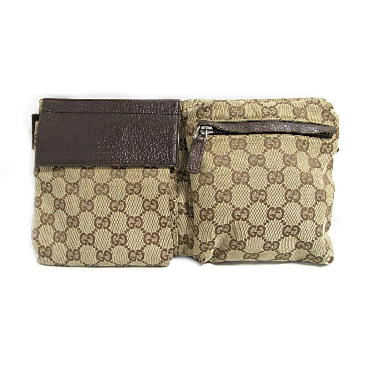 gucci canvas waist pouch