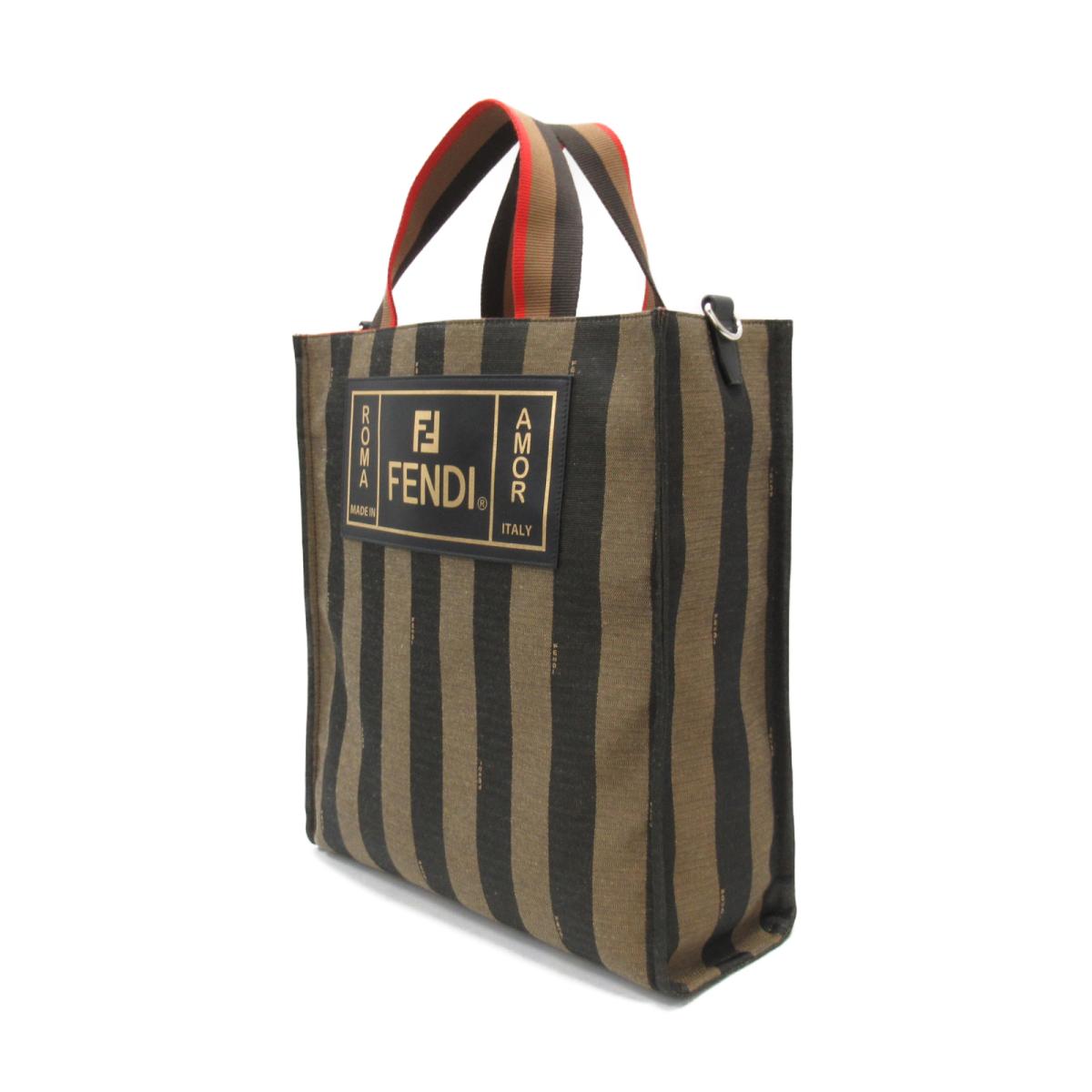 バッグ ヴィトン 4 25 土 全品p5倍 メンズ レディース フェンディ バック マルチカラー キャンバス Bvlgari 7va454 トートバッグ X レザー 中古 Fendi Brandoff ブランドオフ ブランド ブランドバッグ バック トートバック トート Brandoff Tokyo Fendi