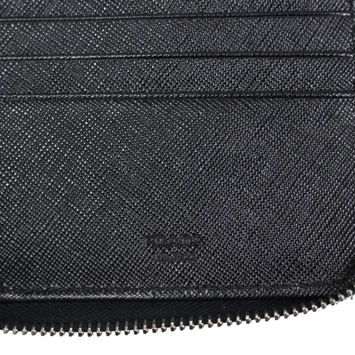 ラウンド長財布 メンズ プラダ X オーガナイザー カーフ 財布 ラウンド長財布 ブラック X サフィアーノ Omega レッド アイボリー 中古 牛革 Prada Brandoff ブランドオフ レディース ブランド ブランド財布 レディース財布 Brandoff Tokyo Prada