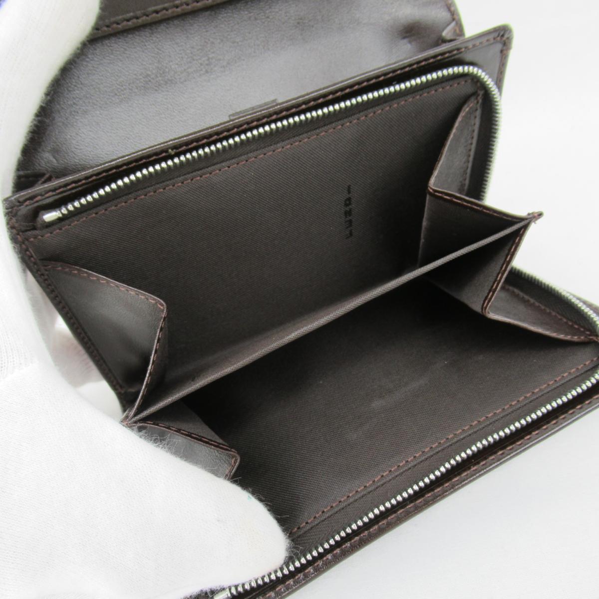 フェンディ レディース L型zip財布 財布 折財布 財布 L型zip財布 メンズ レディース キャンバス X レザー ダークブラウン 中古 Fendi Brandoff ブランドオフ ブランド ブランド財布 レディース財布 サイフ Brandoff Tokyo Fendi L型zip財布 折財布 財布 ランクa