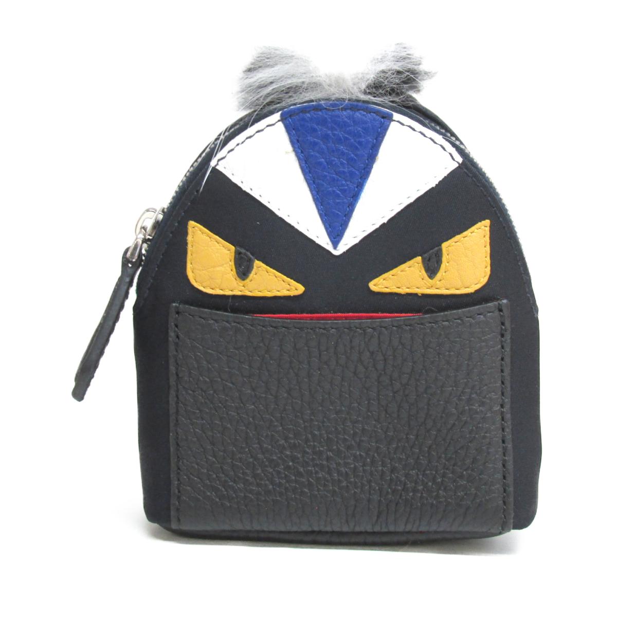 フェンディ モンスターリュックサック レディース バッグチャーム ナイロン キーリング Chanel レディース ナイロン X カーフ ネイビー ブラック 中古 Fendi Brandoff ブランドオフ ブランド ブランド雑貨 キーホルダー キーケース Brandoff Tokyo Fendi
