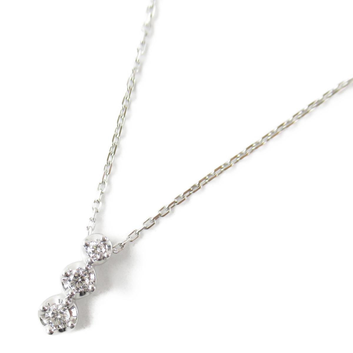 高評価なギフト ネックレス ペンダント レディース ブランドジュエリー ネックレス ダイヤモンド ヨンドシー K18wg ペンダント アクセサリー ブランド 宝石 ブランドオフ Brandoff 4 中古 X ホワイトゴールド Fah Co Bw