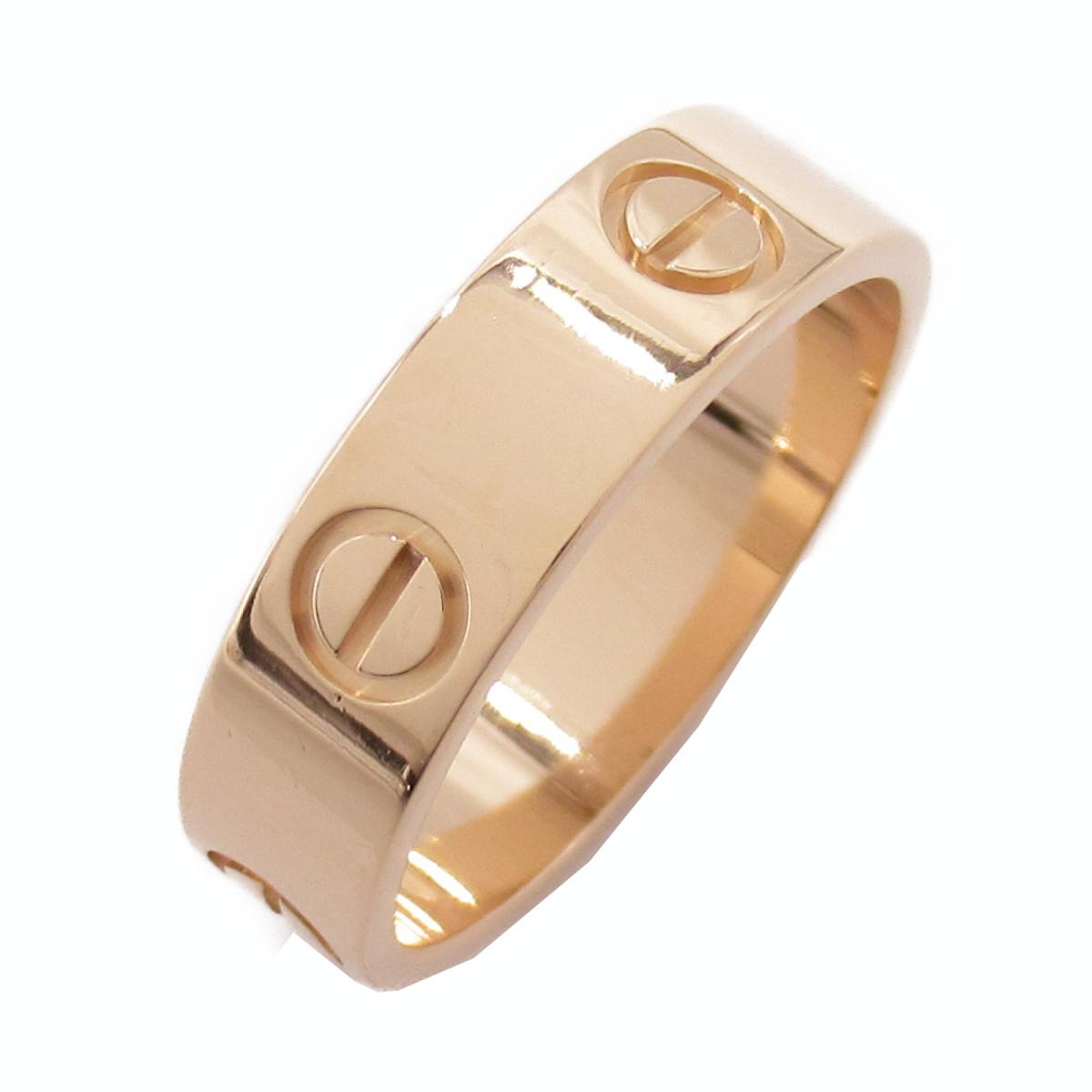 21 新作 リング アクセサリー ジュエリー ブランド 宝石 ブランドオフ Brandoff Cartier 中古 ピンクゴールド 750 K18pg レディース メンズ ブランドジュエリー 指輪 ラブリング カルティエ Bronze Qa