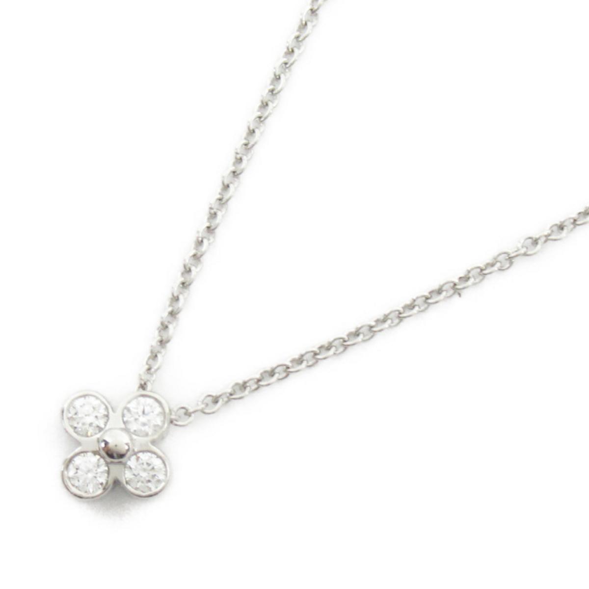 当店一番人気 ネックレス ペンダント レース 中古 ティファニー ダイヤモンドネックレス プラチナｘダイヤモンド Pt950 レディース ブランドジュエリー Www Wbnt Com