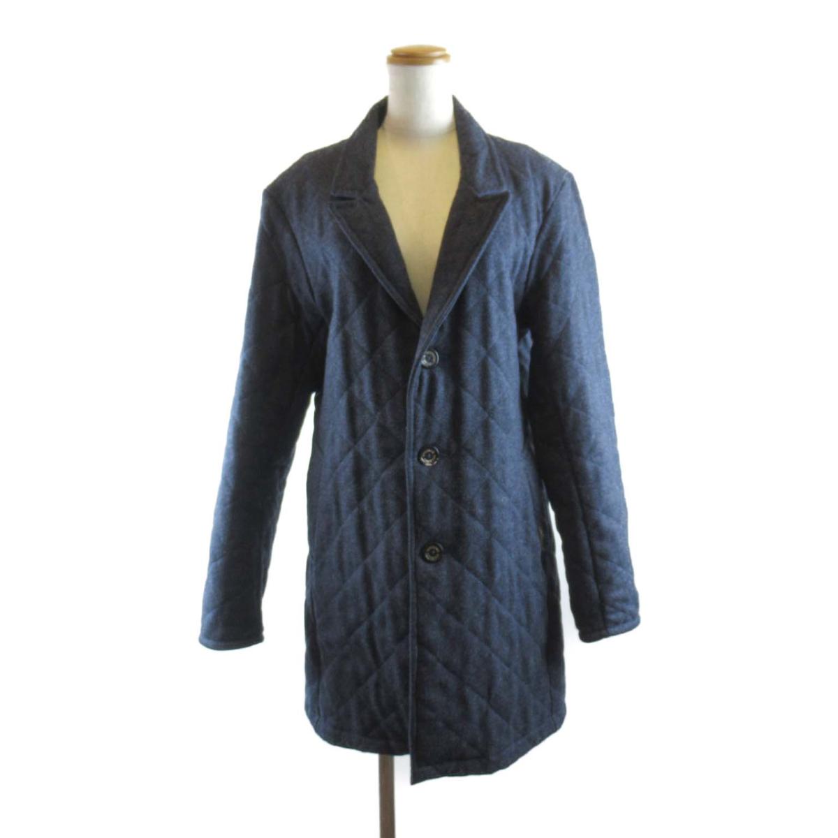 国内最安値 中古 ラベンハム キルティング コート 衣料品 メンズ ウール ネイビー Brandoff Tokyo お気にいる Vulkanvegasissix Dcfo Dk