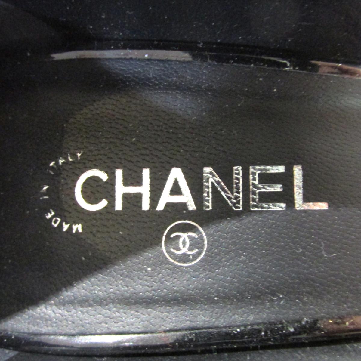 ランクc ブランドオフ プレゼント パンプス Chanel その他 その他 送料無料 誕生日 パンプス ギフト レディース 中古 シャネル パンプス その他 レディース エナメル ショッキングピンク ブラック Brandoff Tokyo