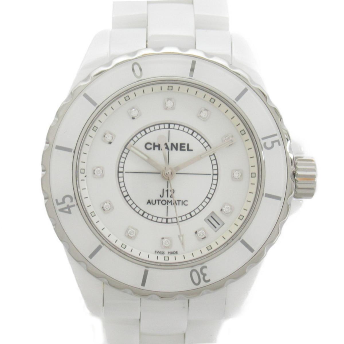 中古 シャネル J12 12pダイヤモンド 技時計 属目 時計 メンズ セラミック ダイヤモンド H1629 Chanel J12 12pダイヤモンド 腕時計 ウォッチ 時計 位置付けるa 貨物輸送無料 銘柄オフ 生れ落ちる日時 与え 贈品 Petalfresh Com