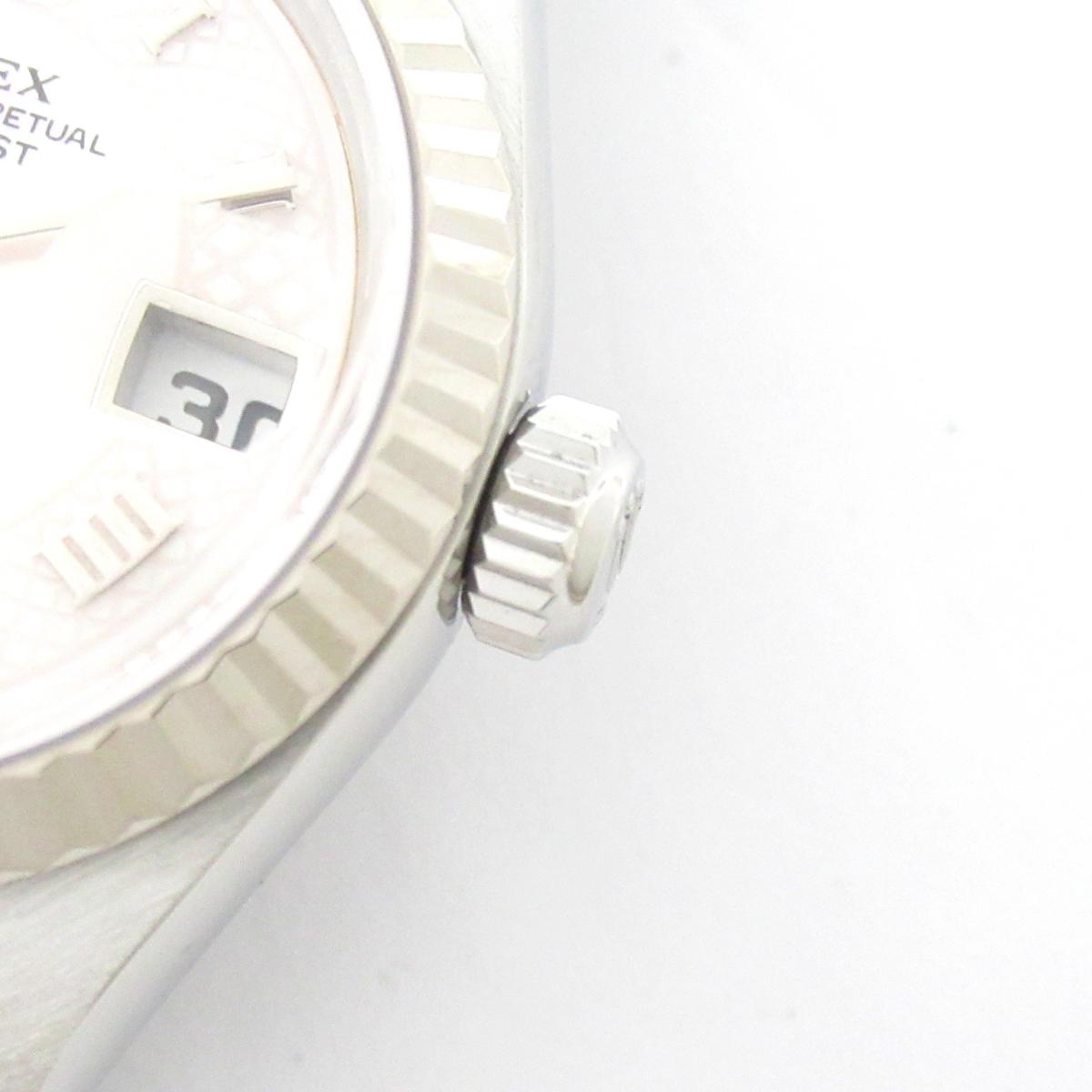 6 4 時より 全品ポイント3倍 最大1万円offクーポン 中古 ロレックス デイトジャスト ウォッチ 腕時計 時計 レディース ステンレススチール Ss K18wgホワイトゴールド nrd Y番 Allseasonparks De