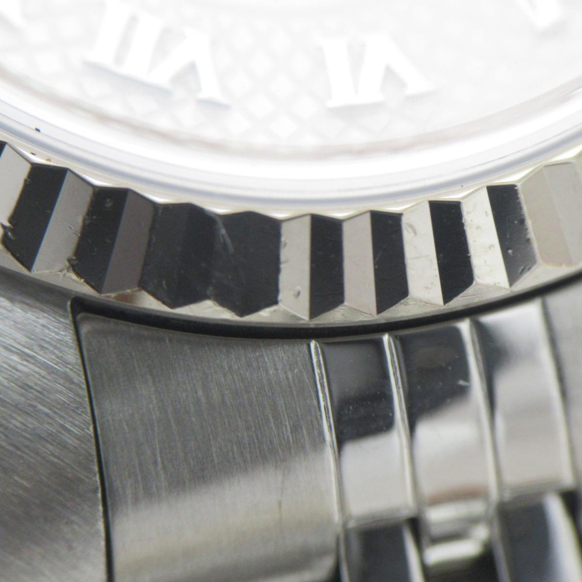 6 4 時より 全品ポイント3倍 最大1万円offクーポン 中古 ロレックス デイトジャスト ウォッチ 腕時計 時計 レディース ステンレススチール Ss K18wgホワイトゴールド nrd Y番 Allseasonparks De