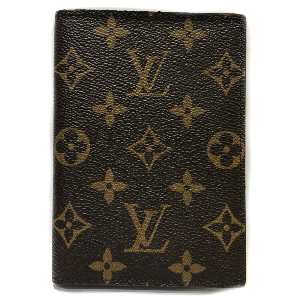 中古 ルイヴィトン クーヴェルテュール パスポール パスケース 財布 ユニセックス モノグラム モノグラム M Daicelssa Az Com