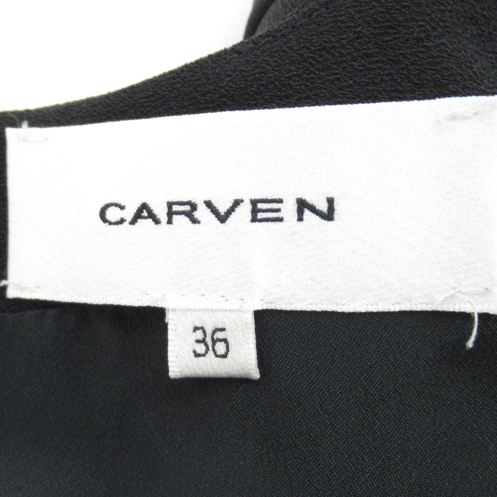 ワンピース カルヴェン ワンピース ランクa ブランドオフ トップス ポリエステル ブラック系 Carven レディースファッション ブラック ブラック系 中古 衣料品 その他 カルヴェン ワンピース レディース 中古