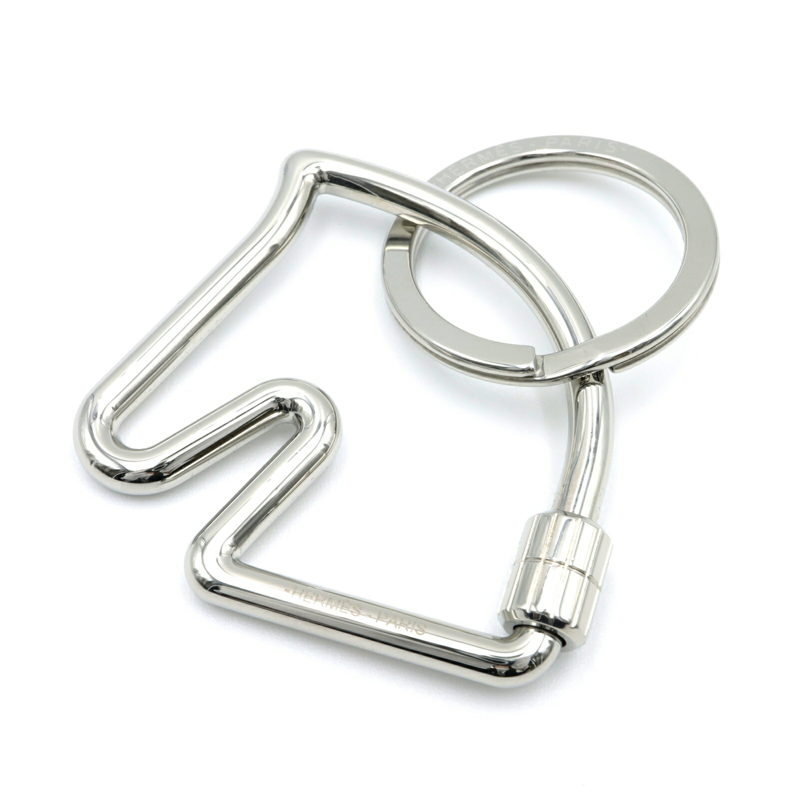 エルメス Hermes シュヴァル キーホルダー アクセサリー その他 パラディウム メンズ レディース シルバー系 Hfj00 中古 Emescla Com Br