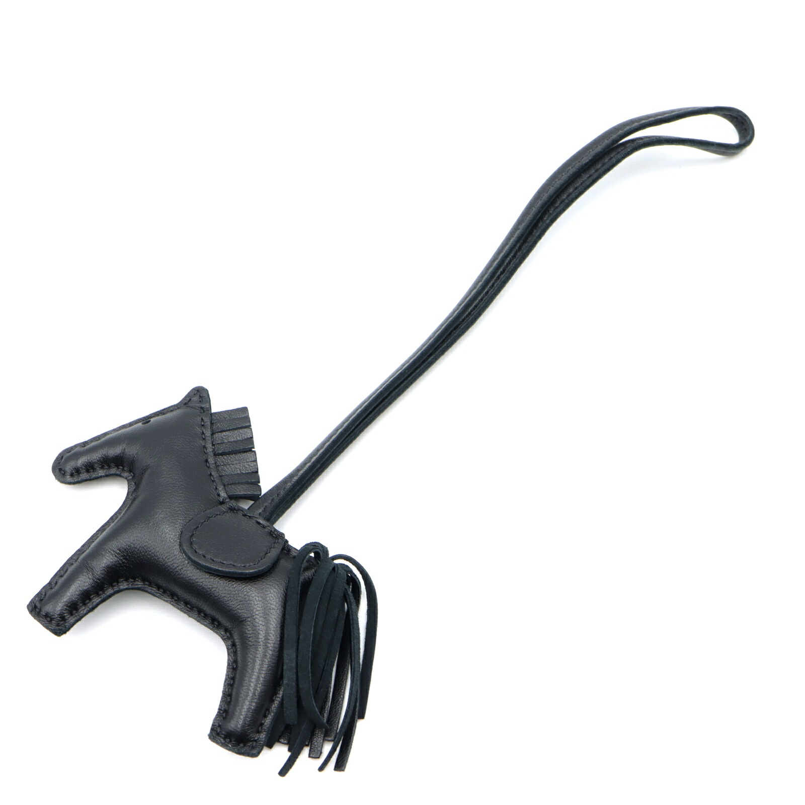 エルメス Hermes ロデオpm チャーム アクセサリー レザー メンズ レディース ブラック エルメス ブラック系 ソーブラック 中古 Emescla Com Br