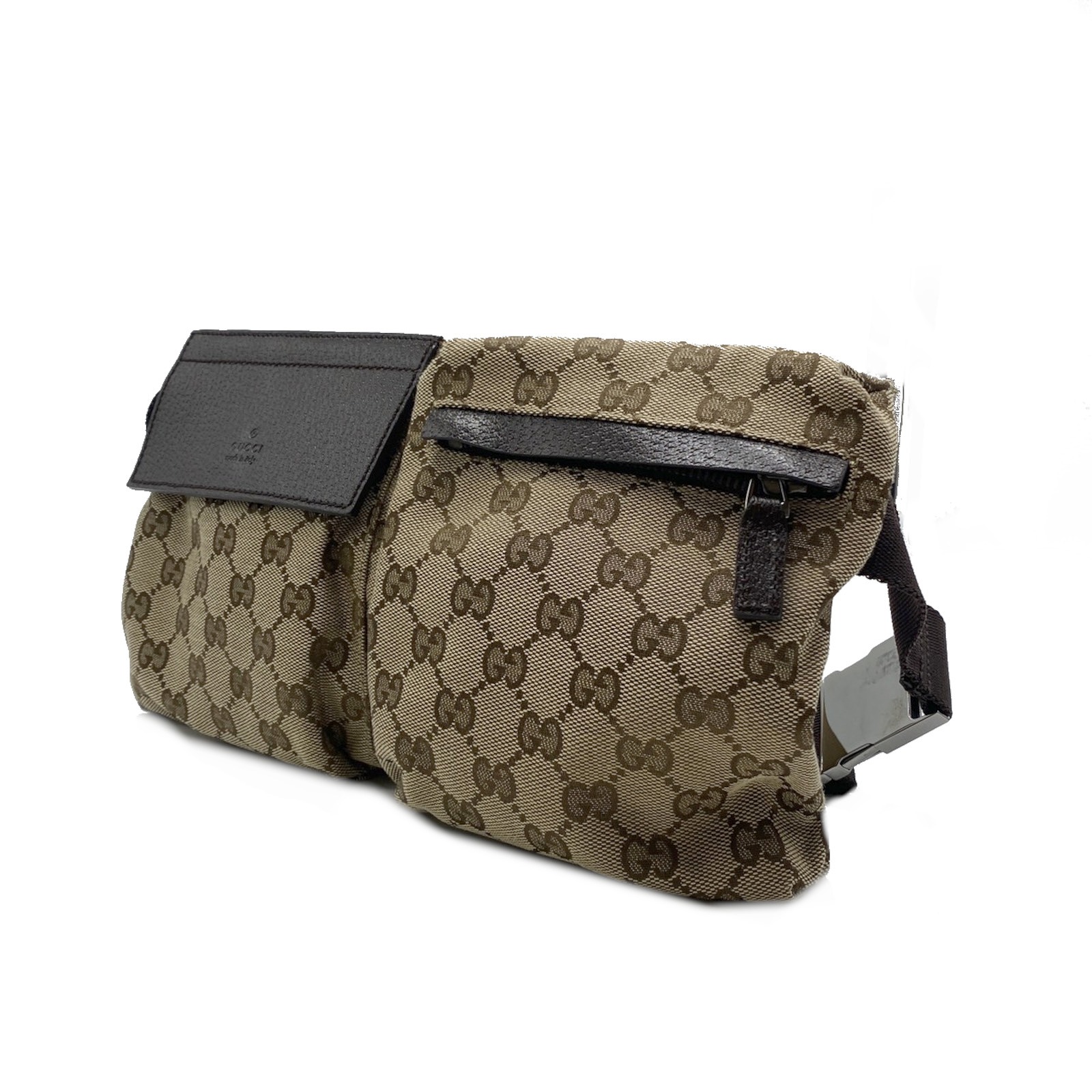 グッチ Gucci ウエストバッグ ボディバッグ バッグ Ggキャンバス メンズ レディース ベージュ系 ブラウン系 ベージュ 28566 中古 Lojascarrossel Com Br