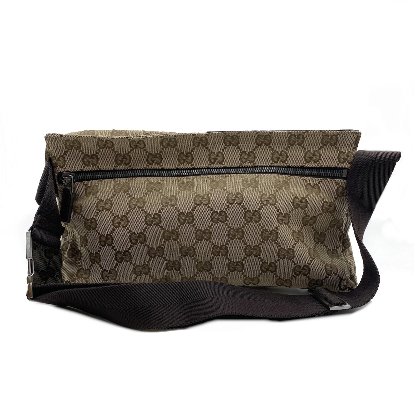 グッチ Gucci ウエストバッグ ボディバッグ バッグ Ggキャンバス メンズ レディース ベージュ系 ブラウン系 ベージュ 28566 中古 Lojascarrossel Com Br