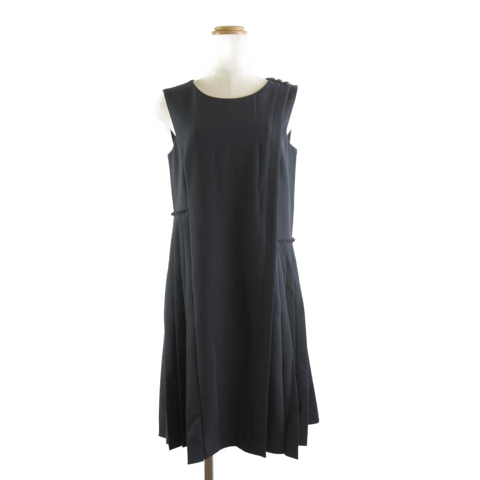 フォクシー Foxey ノースリーブワンピース ワンピース 衣料品 トップス その他 ポリエステル レディース ブラック系 ブラック 中古 Fitzfishponds Com