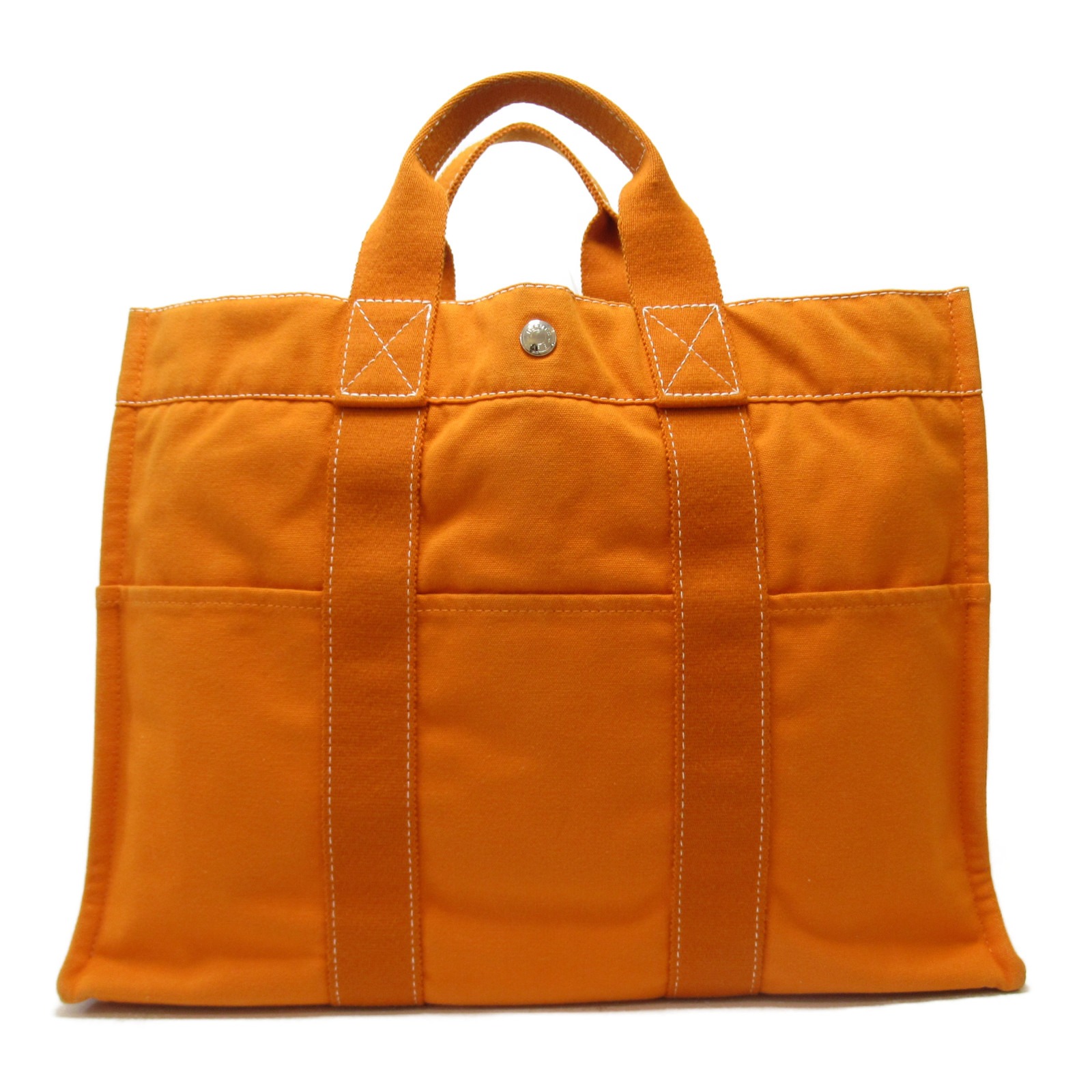 SALE／55%OFF】 エルメス HERMES ドーヴィルMM トートバッグ トートバッグ バッグ キャンバス レディース オレンジ系 オレンジ 【 中古】 格安人気-css.edu.om