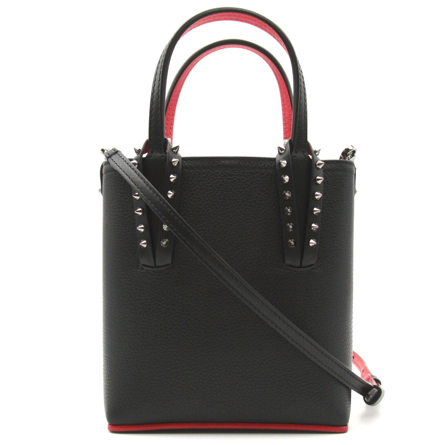 クリスチャンルブタン Christian Louboutin ミニショルダー 2wayショルダーバッグ バッグ レザー レディース ブラック系 BK 1215096 75%以上節約 クリスチャンルブタン Christian Louboutin ミニショルダー 2wayショルダーバッグ バッグ レザー レディース ブラック系 BK 1215096 75%以上節約