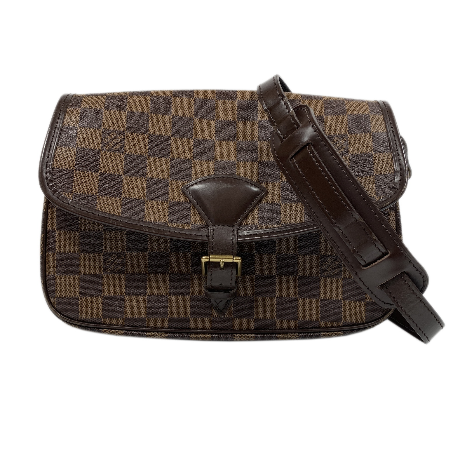 ルイ・ヴィトン LOUIS VUITTON ソローニュ ショルダーバッグ バッグ PVCコーティングキャンバス ダミエ メンズ レディース ブラウン系 N48079 | ブランド ブランドバッグ バック ショルダーバック ショルダー 肩掛け