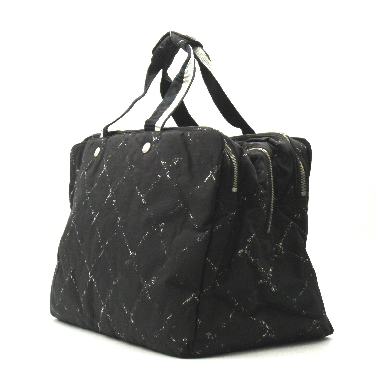 新しいスタイル 8 25限定 全品ポイント5倍 最大3万円offクーポン シャネル Chanel トラベルラインボストン ボストンバッグ バッグ ナイロン メンズ レディース ブラック系 ブランド ブランドバッグ バック ボストンバック 旅行 大容量 Fucoa Cl