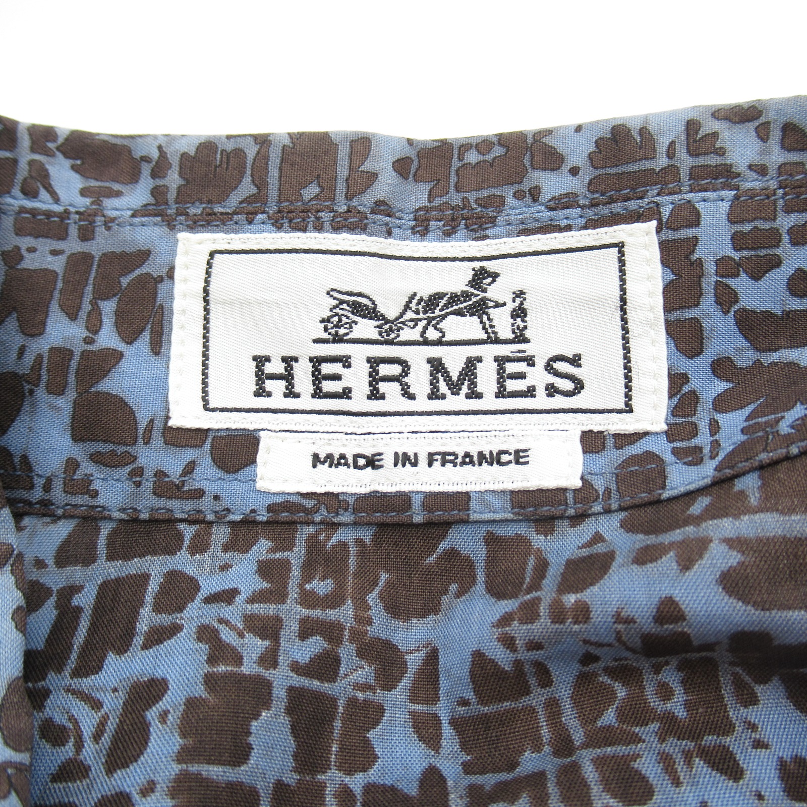 秀逸 エルメス HERMES メンズ ジップ シャツ 長袖シャツ 衣料品