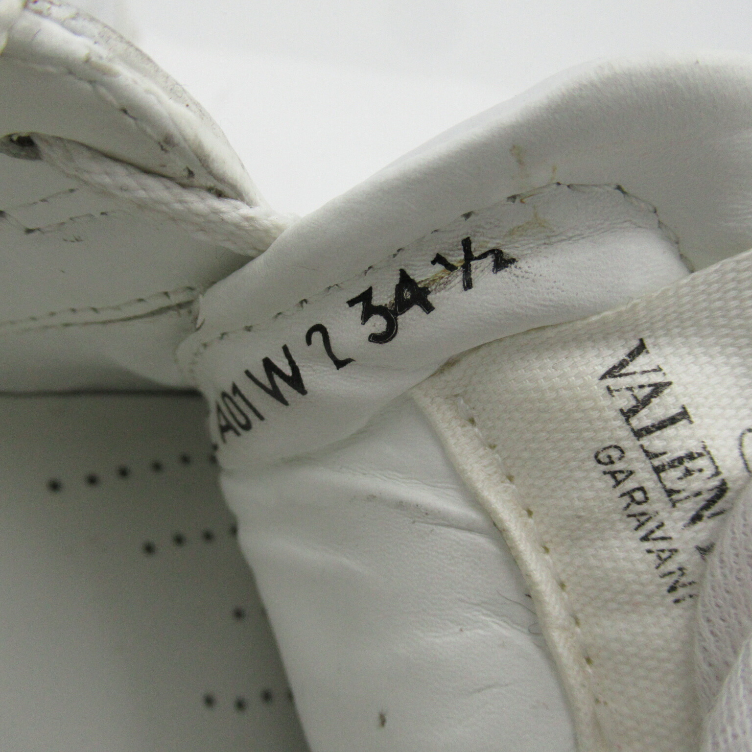 未使用 Valentino ヴァレンティノ スニーカー TVBN1W2 White 03 Rose