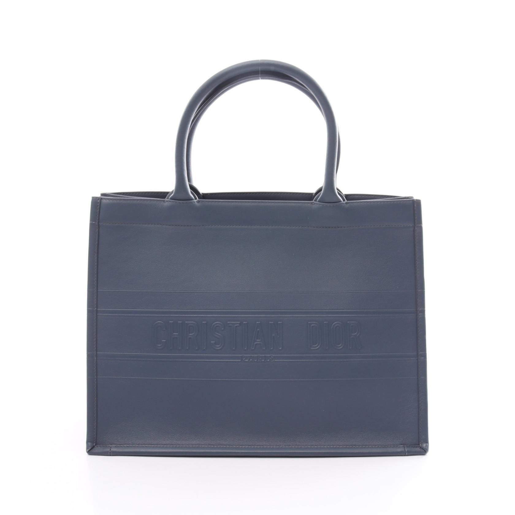 ディオール ブックトートバッグ ミディアム ネイビー ベージュ DIOR☆マクロカナージュ ミディアム ブックトート☆関税込み