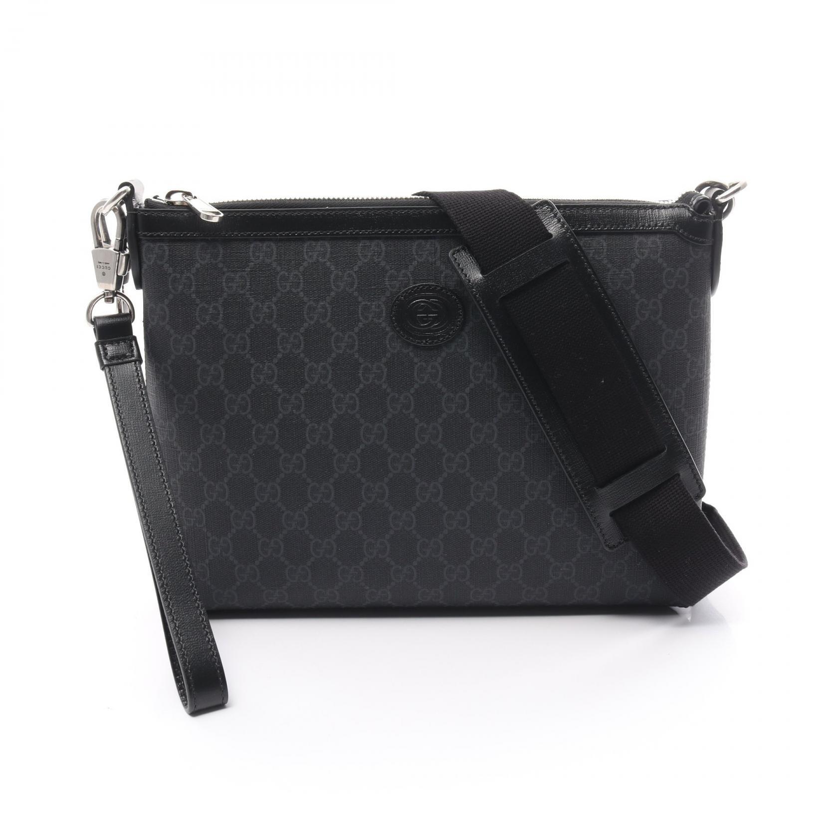 GUCCI ショルダーバッグ ブラック 211376 GUCCI グッチ ショルダーバッグ ブラック系 その他 中古
