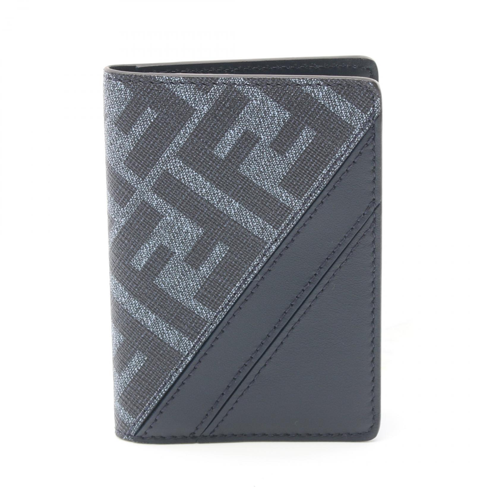 FENDI メンズ カードケース 7M0222 AJF4 F19KP FENDI フェンディ カードケース 7M0222 レザー ブラック