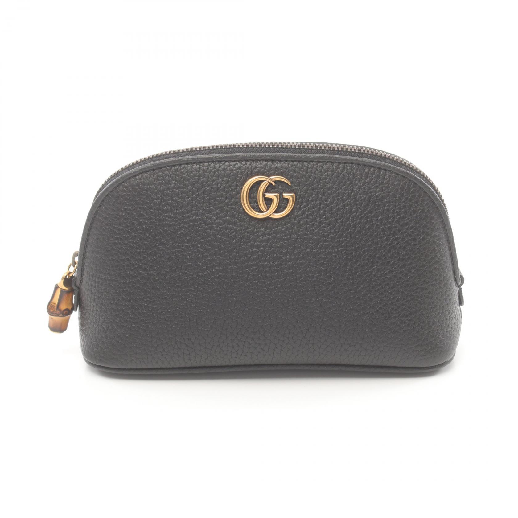 楽天市場】GUCCIグッチ ダブルG 化粧ポーチシェブロン
