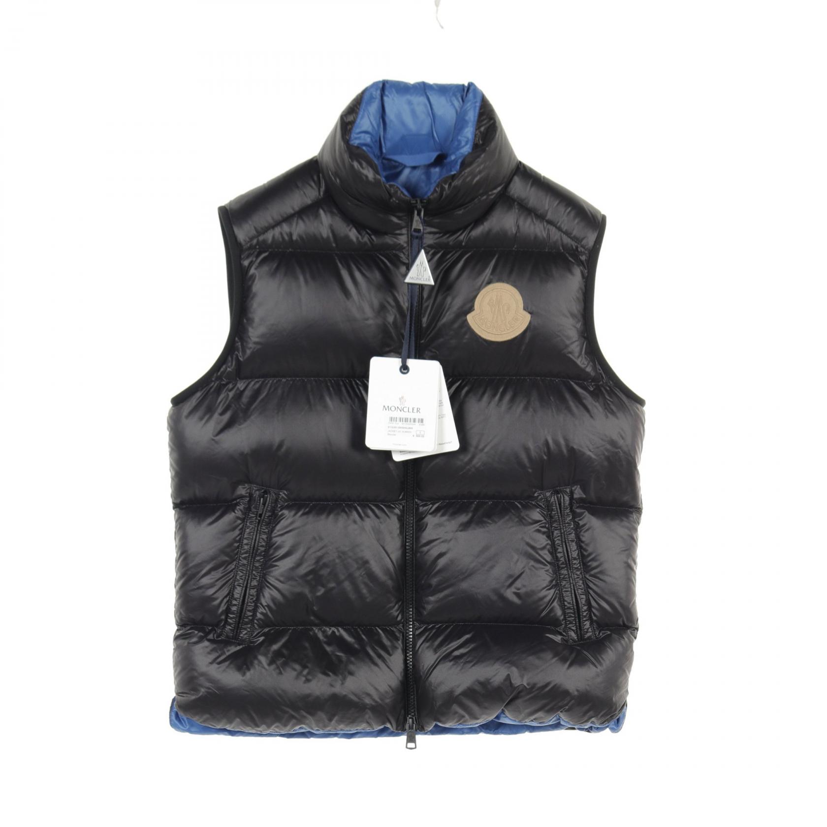 モンクレール ダウンベスト　ブラック　黒　サイズ1 MONCLER モンクレール ダウン ダウンベスト ライトダウン