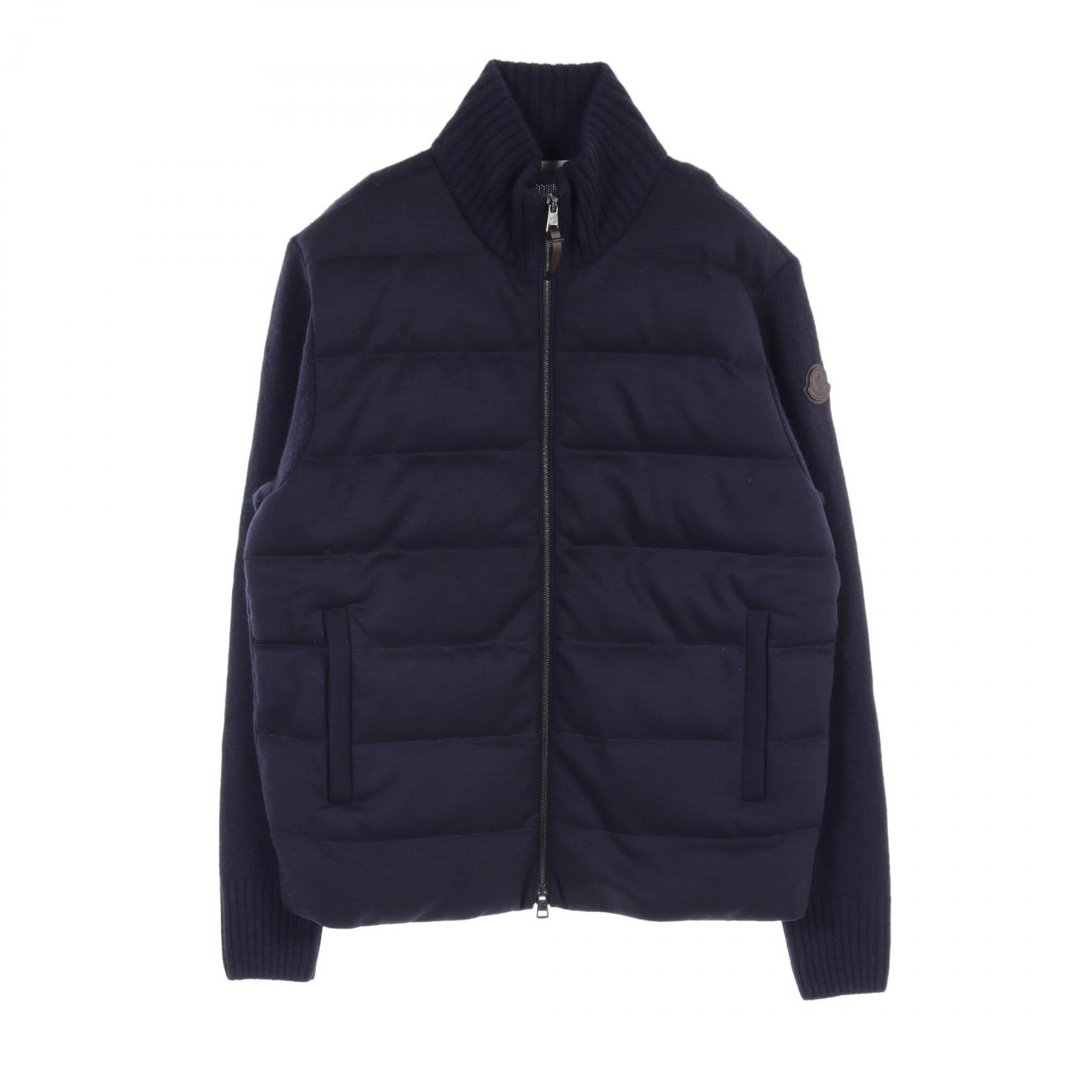 楽天市場】MONCLER モンクレール ニット切替 ダウンジャケット