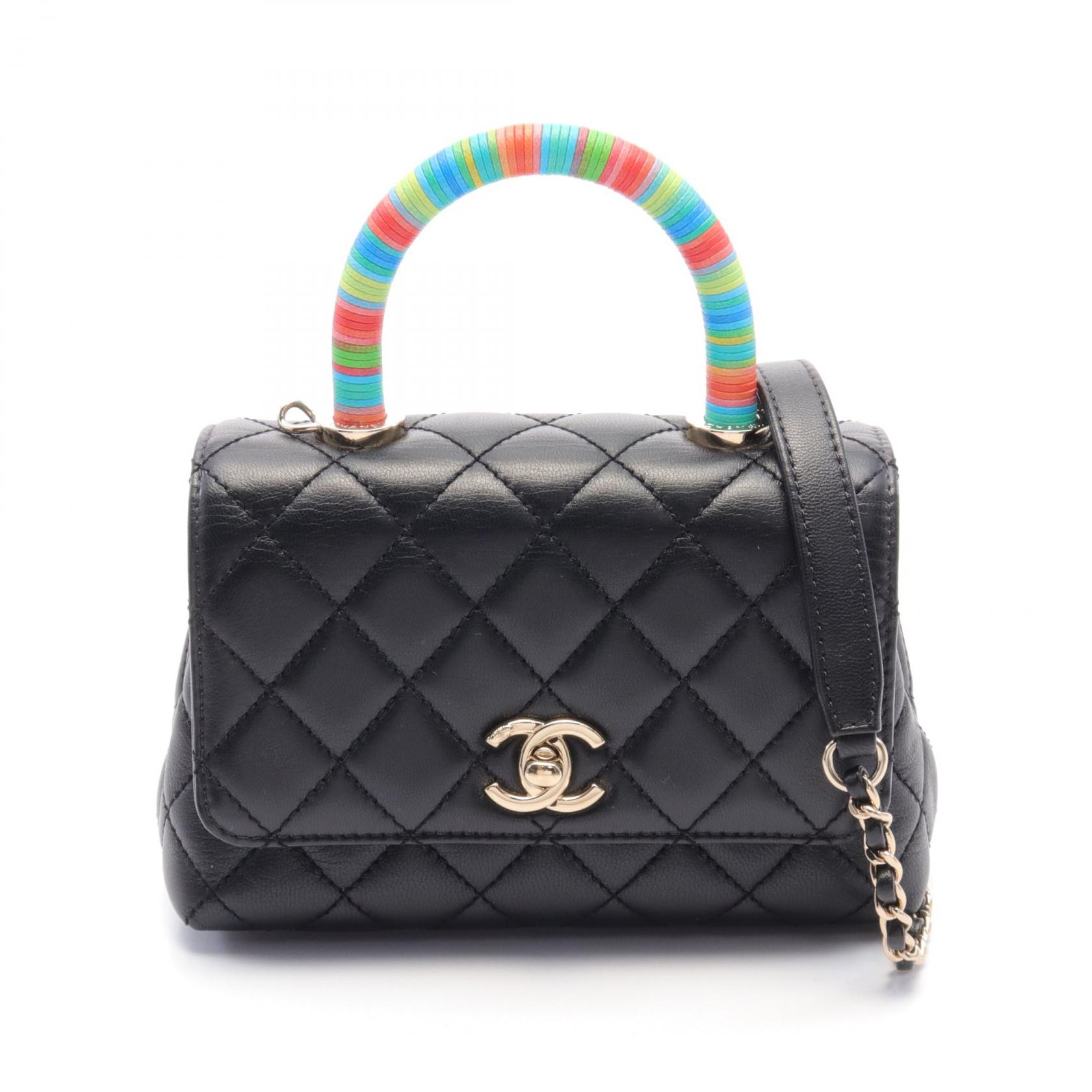 楽天市場】CHANEL(シャネル) Vステッチ ココハンドル XXS ソー
