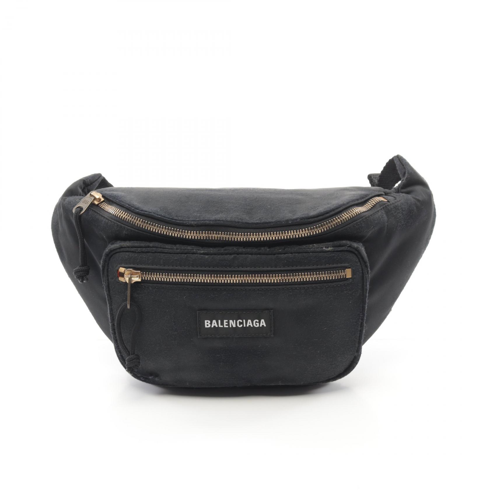 【BALENCIAGA】ベルエア レザー クロスボディバッグ BALENCIAGA バレンシアガ バッグ ショルダー トラベルポーチ