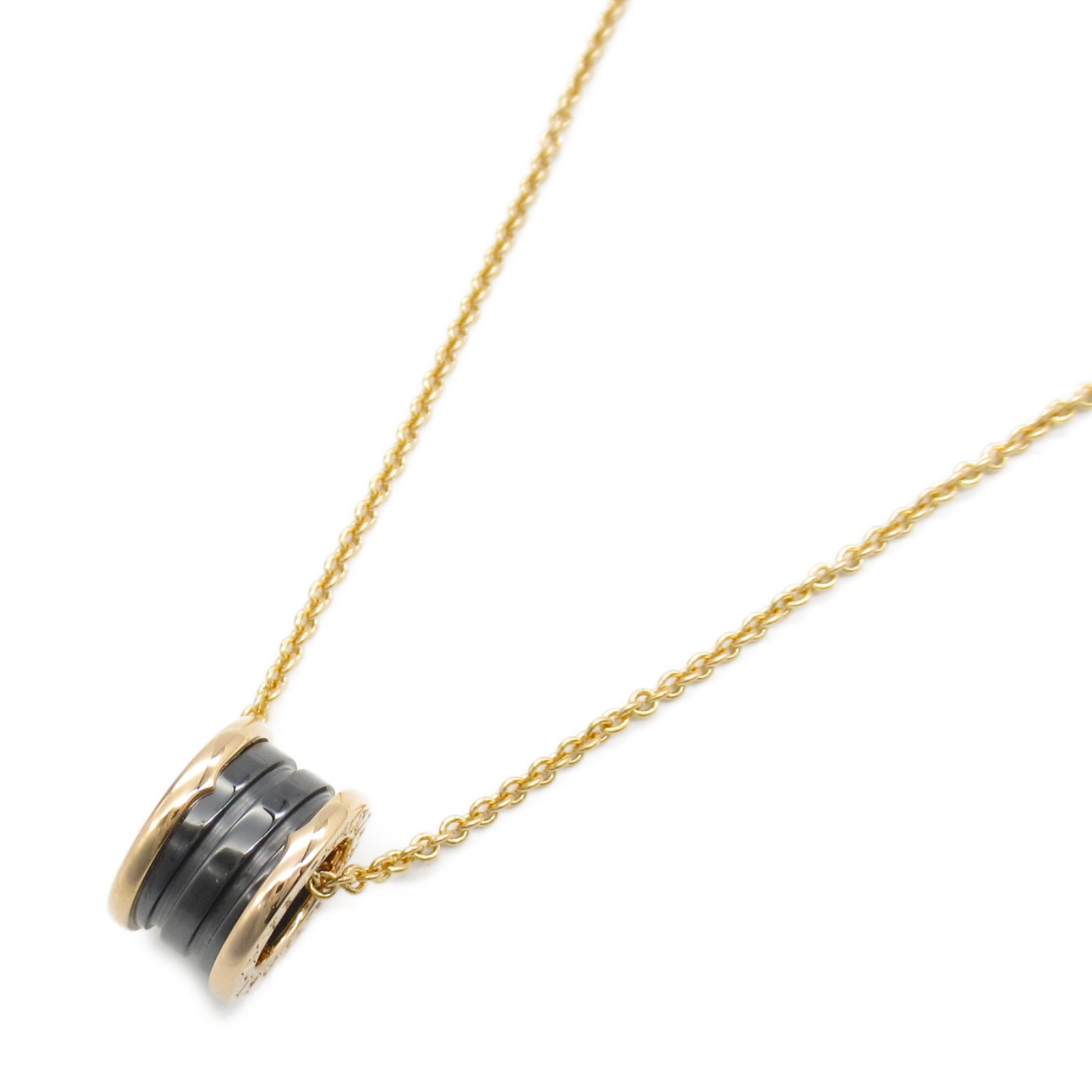 BVLGARI ゴールド ブラック ネックレス ブルガリ・ブルガリ ネックレス Yellow Gold 350554
