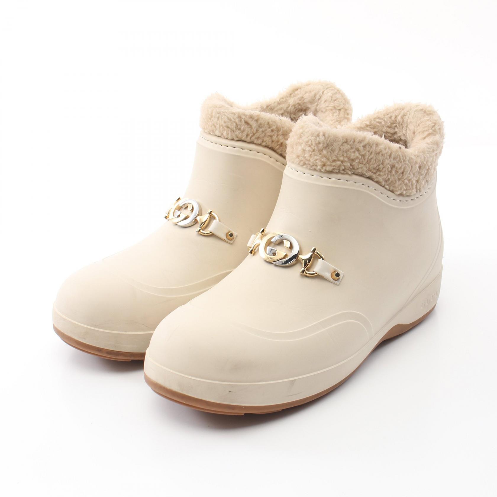 GUCCI ビットモカシンブーツ 7 GUCCI - グッチ GUCCI ブーツ ホースビット スウェード レザー