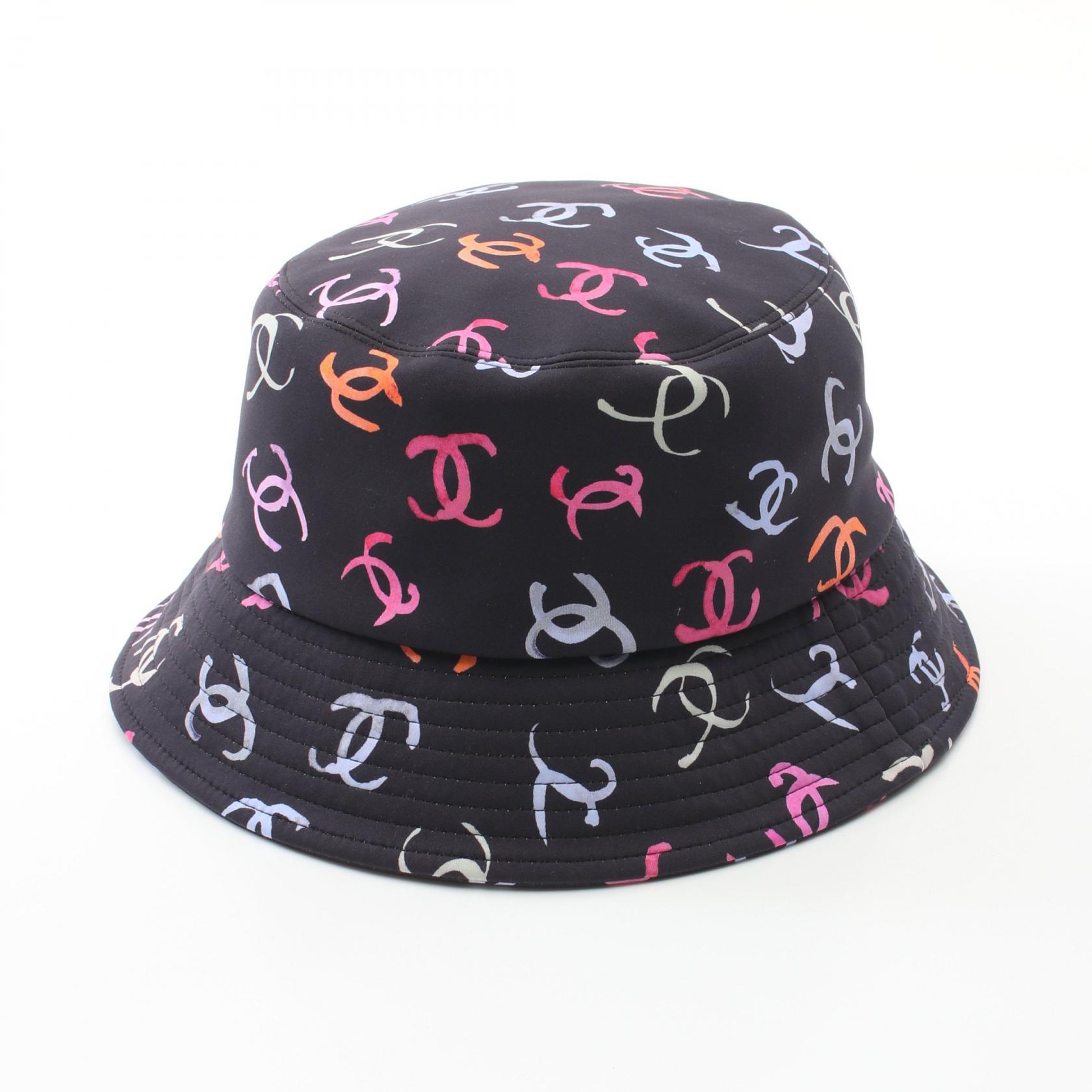 楽天市場】CHANEL シャネル ココマーク ハット 帽子 つば広 コットン