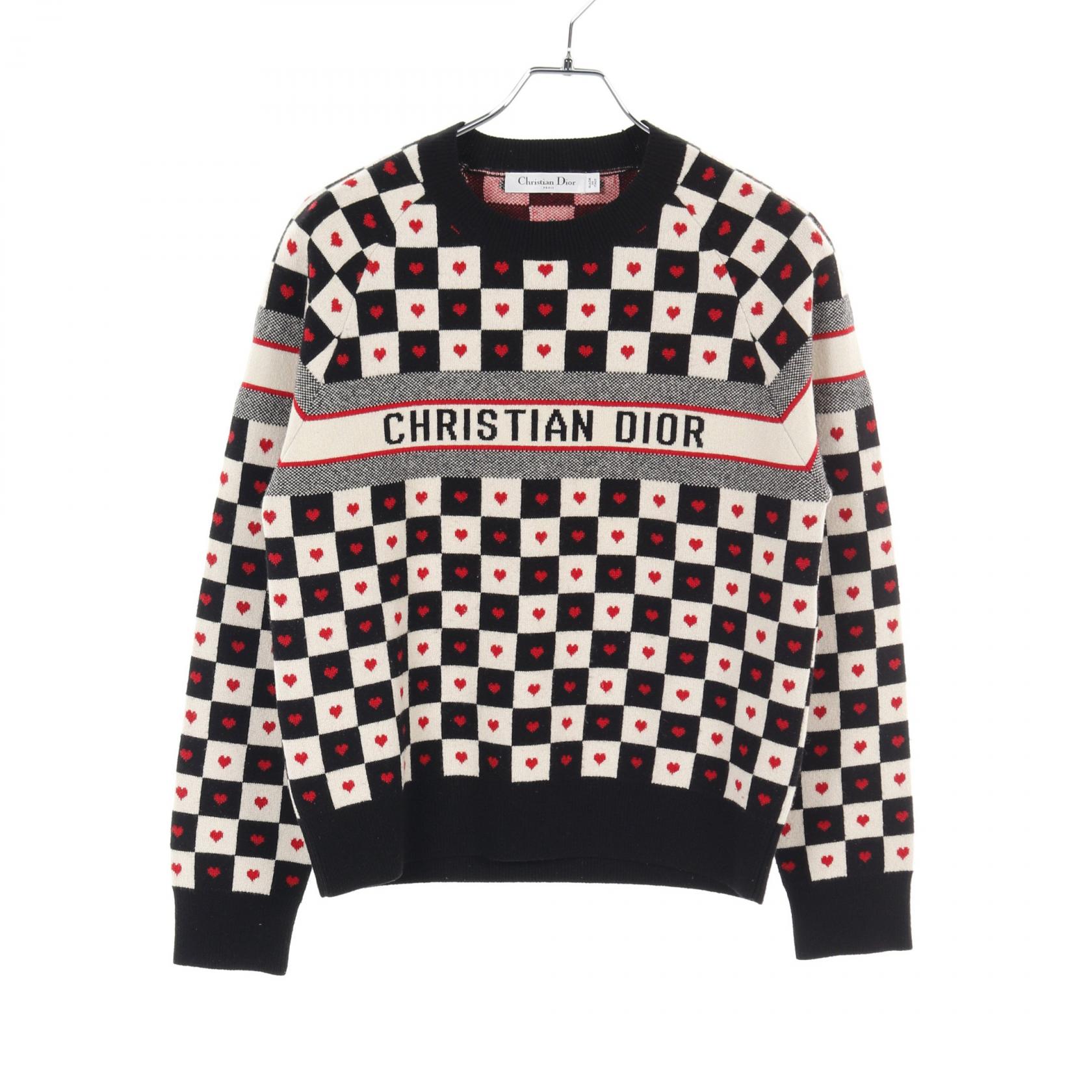Dior ニットワンピース　ピンクレッド　ウールカシミヤ　140 150 Christian Dior - クリスチャンディオール CHRISTIAN DIOR