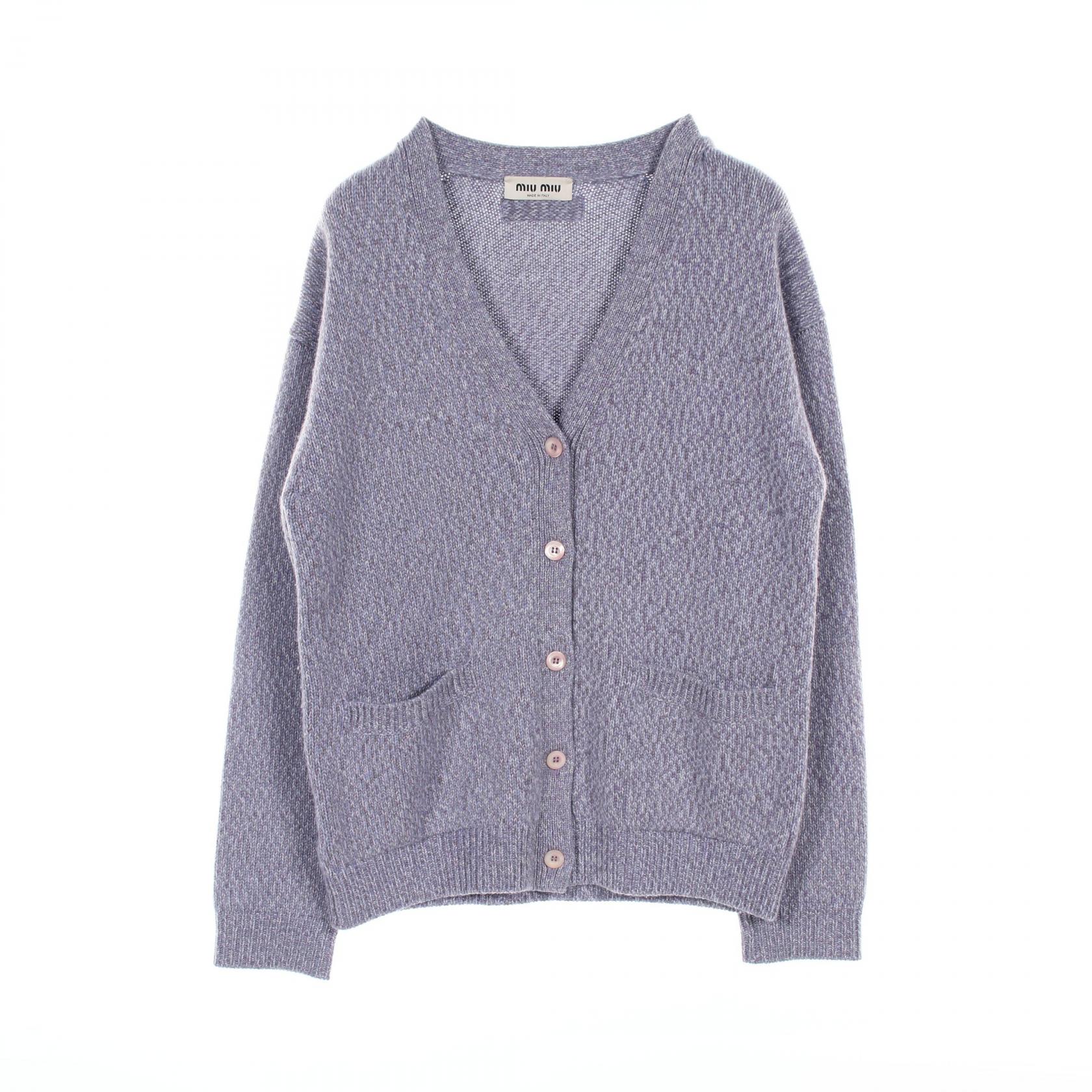 楽天市場】【ミュウミュウ】Miu Miu カシミヤ ビジュー ニット