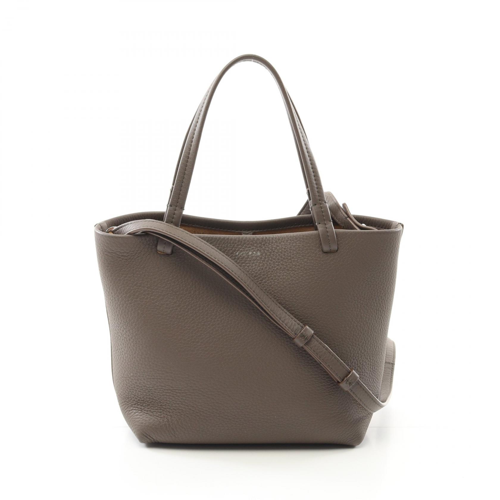 The Row◆N/S Park Tote◆レザー トートバッグ Small Small N/S Park レザートートバッグ ブラック – The Row
