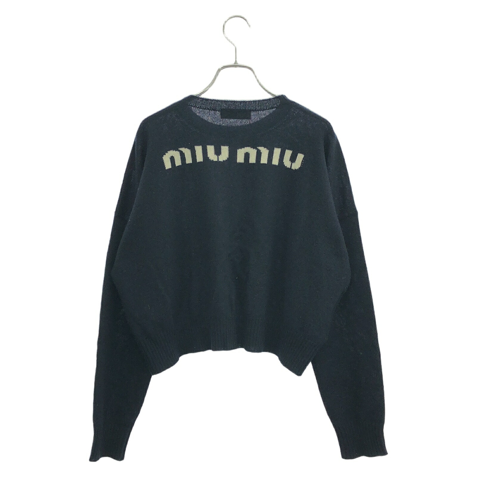 MIU MIU パールロゴニット 半袖 2889900000052917-1w.jpg