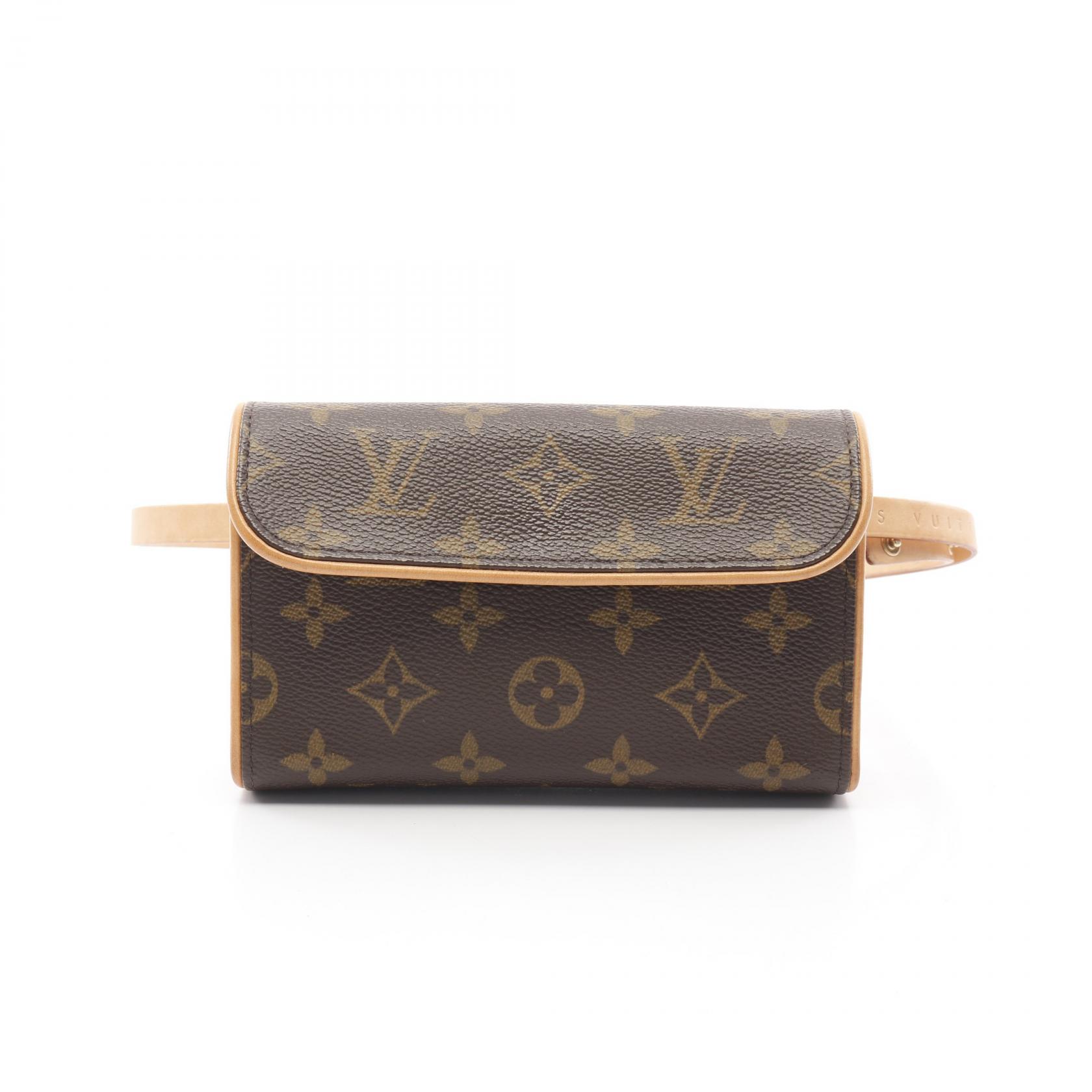 【5千円OFFクーポン対象】ルイ・ヴィトン LOUIS VUITTON ポシェットフロランティーヌ ウエストバッグ ボディバッグ バッグ PVCコーティングキャンバス レザー モノグラム レディース ブラウン系 M51855 【中古】