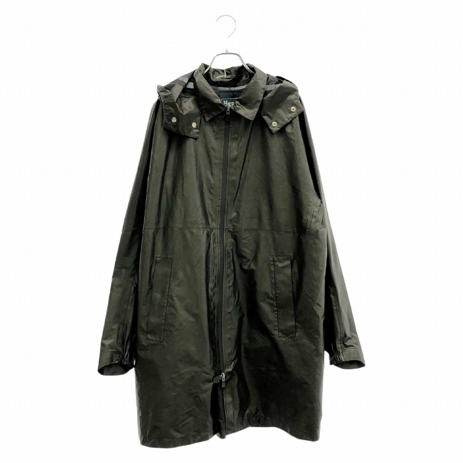 ヘルノ Herno コート 衣料品 アウター ナイロン メンズ レディース ブラック系 【中古】