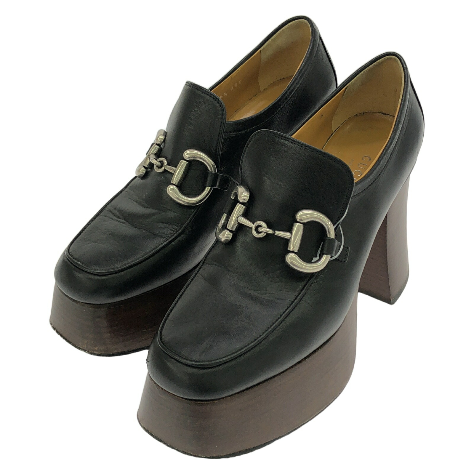 GUCCI グッチ ローファー 37 スエード ダークブラウン GUCCI グッチ ローファー ホースビット スエード ブラウン 37 ハーフC